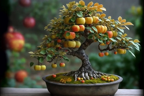 24 Bonsai Fruit Trees for You Living Room | Mini Fruit Trees 6